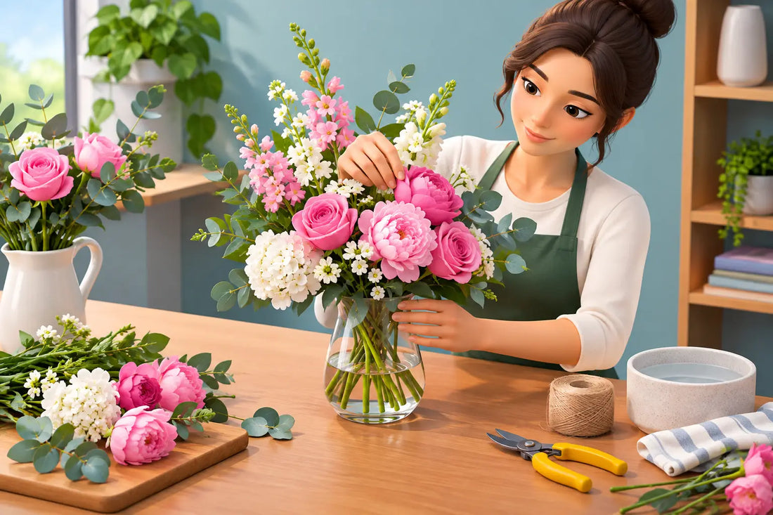 How to Arrange Vase Flowers Like a Floral Designer