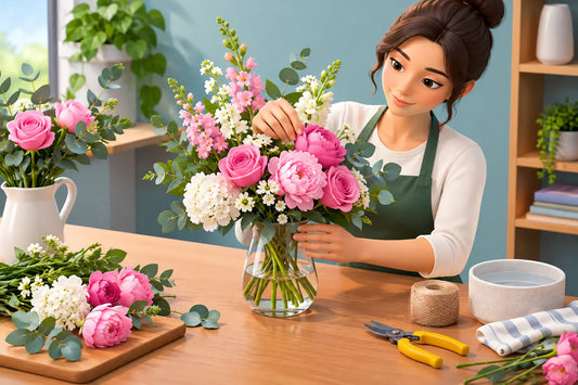 How to Arrange Vase Flowers Like a Floral Designer