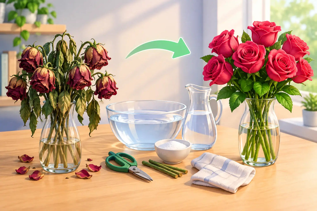 How to Revive Wilted Roses and Keep Them Lovely