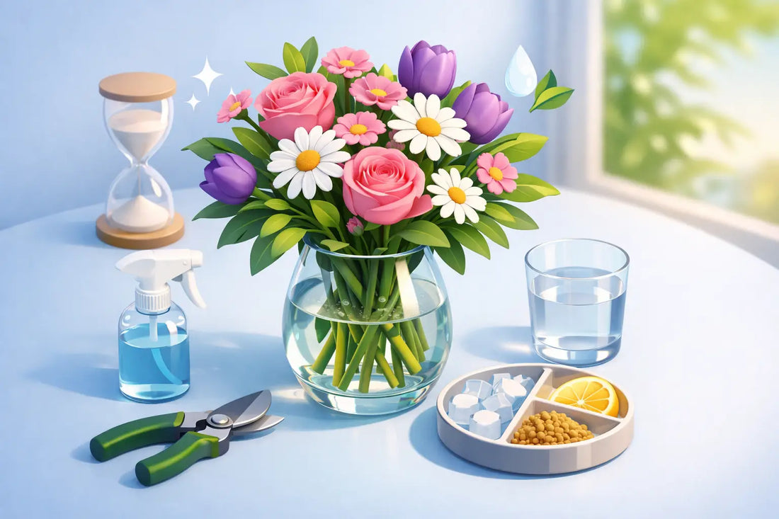 How to Keep Flowers Fresh in a Vase for Longer