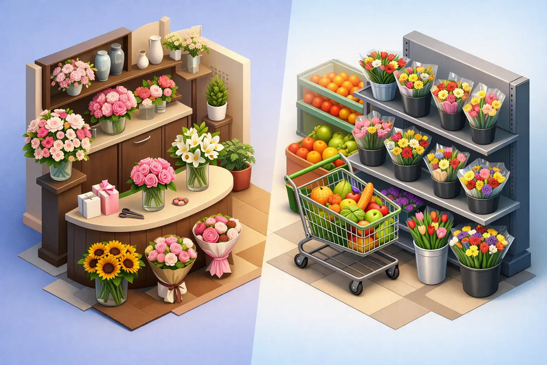Premium Florists Versus Grocery Flowers Compared