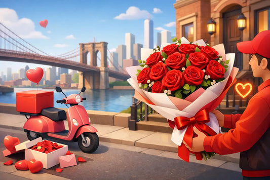 Valentine Rose Delivery Brooklyn, Beautifully Done