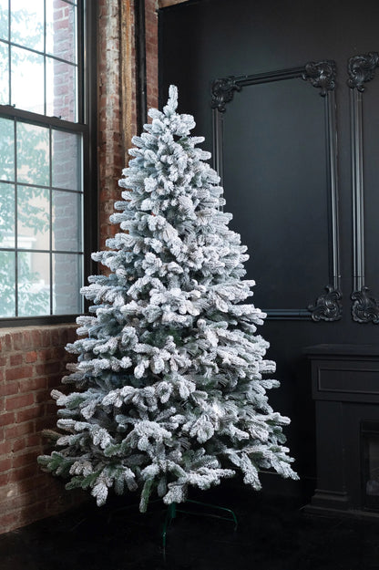 Snow-Kissed Evergreen Artificial Christmas Tree