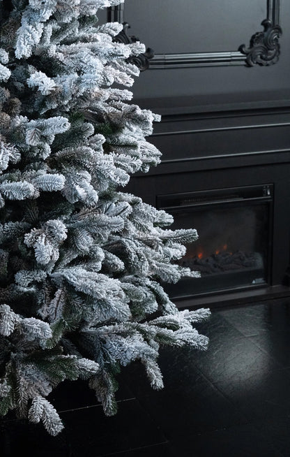 Snow-Kissed Evergreen Artificial Christmas Tree