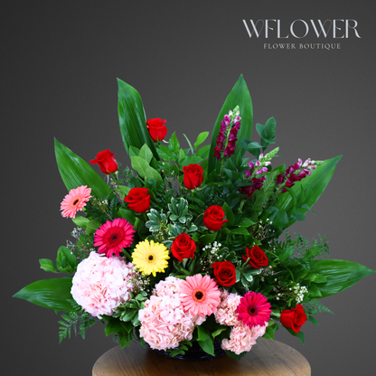 Radiant Bloom Basket