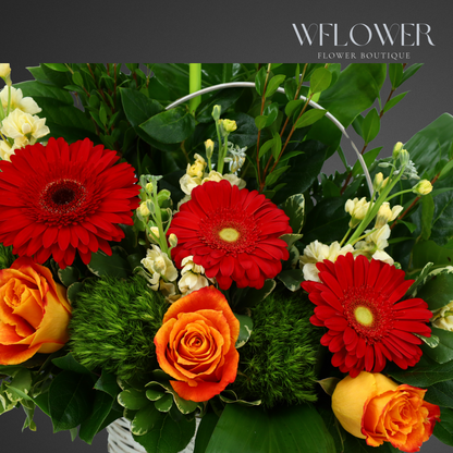 Sunset Radiance Basket