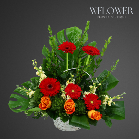 Sunset Radiance Basket