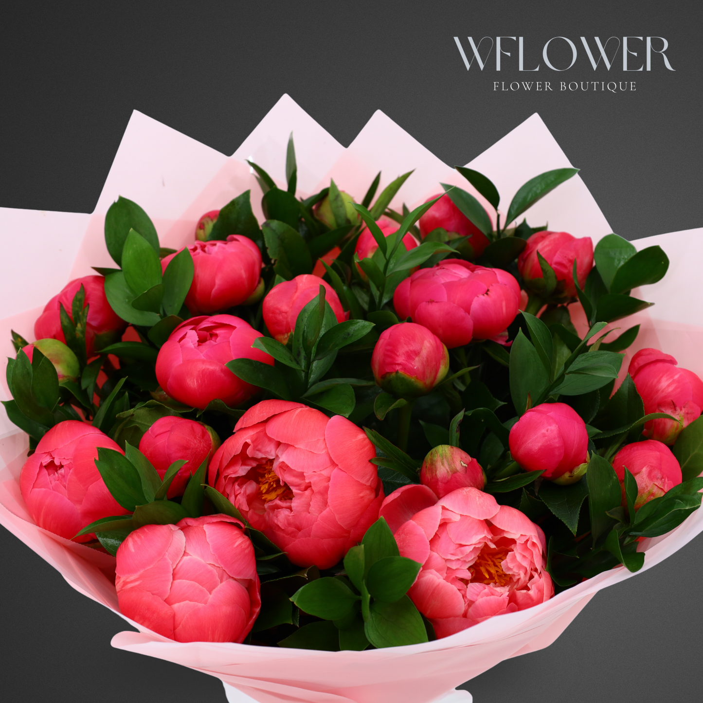 Peony Coral Muse Signature Bouquet