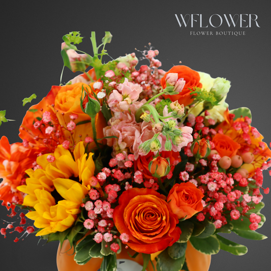 Autumn Glow Signature Vase