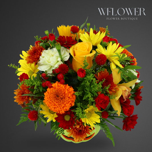 Pumpkin Spell Signature Vase