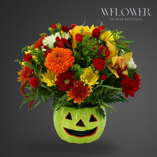 Pumpkin Spell Signature Vase