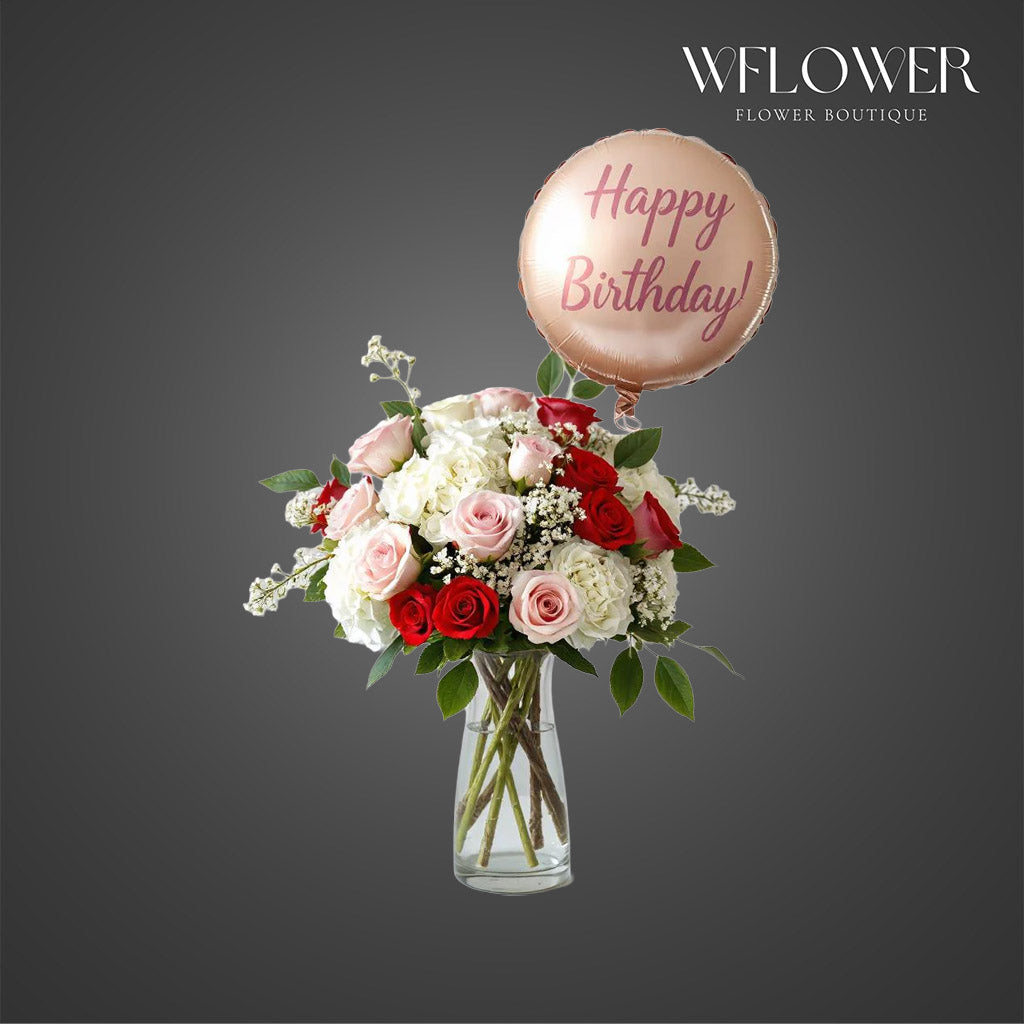 Delightful Surprise Happy Birthday Bouquet